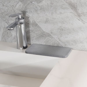 Absorbent Silicon Dendroid Mat Long Rectangle Kitchen Bathroom Hard Floor Mat Quick Dry Odor Absorbent Plant Fiber Mat