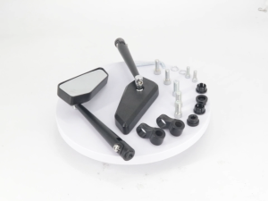Motorcycle Side Mirror Anti-glare Rotatable Control High Definition Large Rearview Mirror Universal