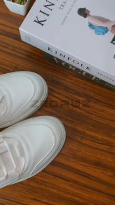 Zedruz Sepatu Kerja Cowok Kekinian Casual Sepatu Sneakers Kulit Pria Sepatu Kuliah YG67