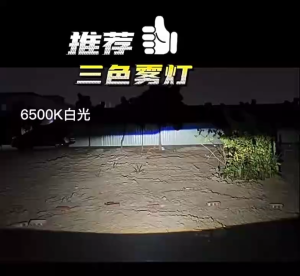 ไฟตัดหมอกโปรเจ็กเตอร์ LED คู่ 1 คู่ เลนส์ฟิล์มสีฟ้า 3 นิ้ว เหมาะสำหรับ Toyota/Honda