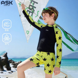 Ask Junior | Boys Quick Drying Long Sleeve Sun Protection Swimwear