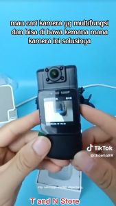 NO LIMIT JOZUZE Kamera Aksi 4K Body Cam Mini WiFi Full HD Waterproof Lensa Auto Rotasi 1000mAh L11