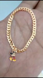 Gelang Rantai Bayi Anak Perempuan Titanium Anti Luntur & Anti Alergi