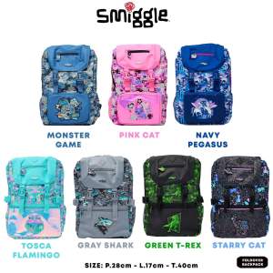 Smiggle Away Foldover Backpack Cake Tas Smiggle SD SMP