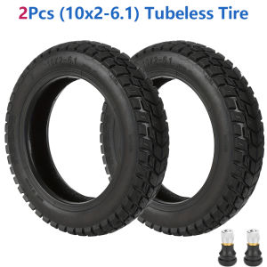10x2-6.1 Off-road Tubeless Tire for Xiaomi M365/Pro 2/1S/Mi3 Scooter Modified 10*2-6.1Outer Tire Accessories Parts