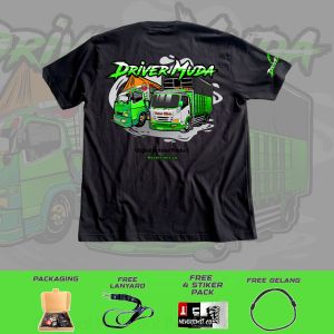 Kaos Truck Driver muda catton combed 24s