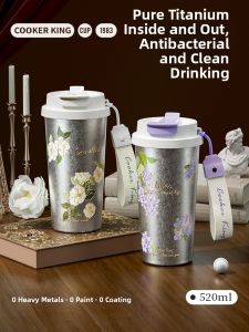 COOKER KING | High Aesthetic Pure Titanium Insulated Cup