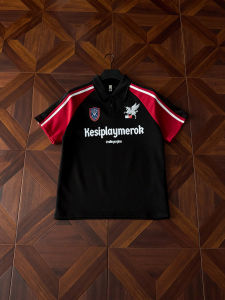 OUMULONG | Retro Contrast Insert Polo Shirt Men Short Sleeve Breathable Trendy