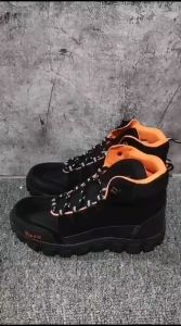 ZVN Grimaldo Sepatu Pria Boots Safety High Kerja Proyek Gunung Hiking Trekking