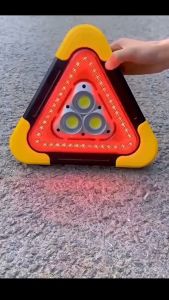 Đèn LED Cảnh Báo Nguy Hiểm Cho Ô Tô - Kiêm Sạc Dự Phòng Điện Thoại - Sạc Bằng Năng Lượng Mặt Trời