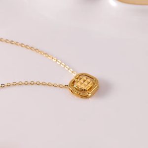 Chow Sang Sang 周生生 999 Gold MINTYGREEN Necklace for Women 47cm 94565U Price-by-Weight 3.74g Gold