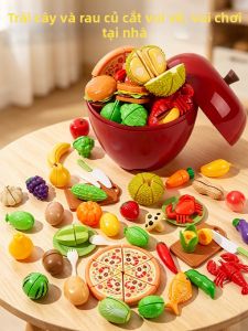 QU RAN | Food-Grade Chewing Simulation Apple Cutting Toy