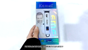 COD Kemei Professional LCD Electric Hair Clipper Mens Cordless Trimmer Rechargeable Shaver KM-PG232