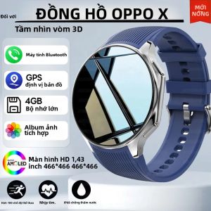 Đồng Hồ Thông Minh OPPO Watch X 2025 Mẫu Mới Bộ Nhớ Lớn 4GB Màn Hình AMOLED HD Tích Hợp Trình Phát Nhạc Video Hỗ Trợ Tai Nghe TWS Tương Thích Với Android & iOS