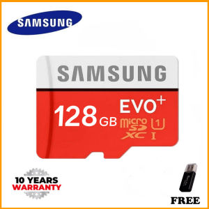 100% Original SANSUNG Memory Card Micro SD 128GB SDHC SDXC Grade EVO+ Class 10 C10 UHS TF SD Cards Microsd (Free Card Reader) (Free Shipping)