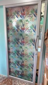 ฟิล์มสูญญากาศ ติดกระจก ฟิล์มตกแต่งกระจก Glass sticker ติดกระจก กันแสงแดด เพิ่มความเป็นส่วนตัว มีหลายลายและหลายขนาดให้เลือก