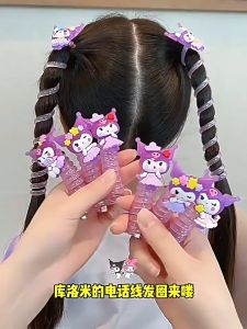 Ikat Rambut Spiral Anak Motif Labubu Viral & Unik