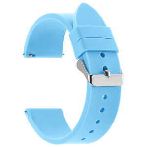 16mm 18mm 20mm 22mm Quick Release Soft Silicone Watch Band Universal Rubber Waterproof Bracelet Replacement Smartwatch Straps