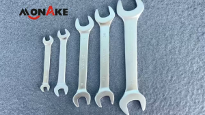 Monake German Kunci Ring Pas 6-32mm kunci pas buka ganda Double-open end wrench Kunci Ring Pas wrench kunci pas Kunci pas ujung terbuka ganda berkualitas Original