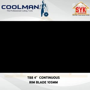 SYK Coolman Continuous Rim Blade 4 Inch Standard 105mm T88 Stone Tile Cutting Disc Angle Grinder Cutting Blade Disc