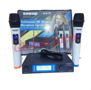 mic wireless shure ULX 79 double mic tanpa kabel wireless microphone shure ULX79 microphone karaoke ktv pidato ceramah mic shure mic wireless murah microphone berkualitas