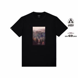 Aerostreet T Shirt Serenity Hitam Kaos T Shirt AACAA