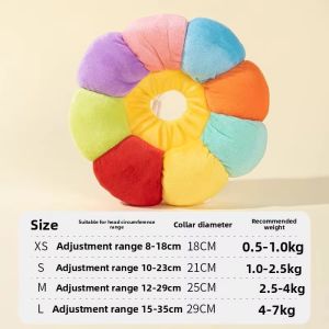 Cute Soft Toast Avocado Cotton Pet Elizabethan Collar Cat Puppy Pets Cone Postoperative Protection Collar Neck Ring For Cats Dog