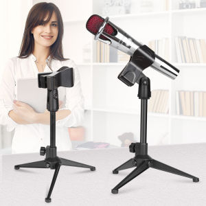 Depusheng L6 Chân đế micro Máy Tính Để Bàn Chân máy ảnh có thể gập lại Với Kẹp Mic Chủ Có Thể Điều Chỉnh Chân đế micro