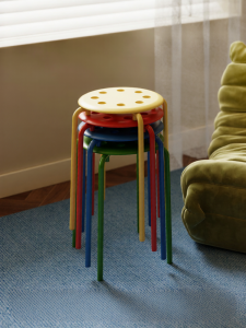 ZHUSHANXIA | Stackable Luxurious Sturdy Plastic Stool