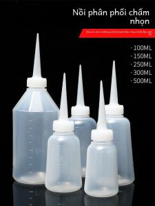 Hộp Bơm Keo Công Nghiệp Dày Ống Mũi Nhọn Chai Keo Dày Chai Nhựa Nhỏ Ống Hút Keo Bơm Keo Dụng Cụ Thủ Công