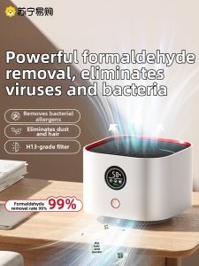 Indoor Negative Ion Air Purifier Small Home Desktop Machine Removes Odors Disinfects And Cleans Smoke 2286 NOCCLILI A3 Model