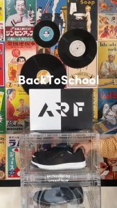 ARF Sirius Black White Sepatu Sneakers Hitam Casual Pria Wanita Sepatu Sekolah