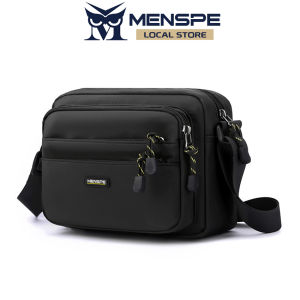 MENSPE กระเป๋าเป้สะพายหลังสะพายผู้ชายผู้ชายกระเป๋าเป้สะพายหลังผ้าอ๊อกซ์ฟอร์ด กระเป๋าสลิง กระเป๋ากระเป๋าสะพายข้างแฟชั่น และกระเป๋าแมสเซนเจอร์สำหรับทำงานกระเป๋าเดินทาง กีฬาธุรกิจ