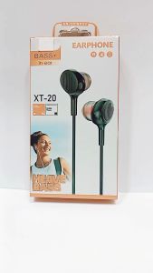 Handsfree Headset + Mic XT-20 Stereo Earphone Sound Heavy Bass Suara Mantap