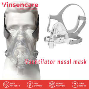ตัวปิดจมูก CPAP Vinsencare สำหรับ Apap/bipap/bmc/resmed/Philips เครื่องหยุดหายใจขณะหลับป้องกันอาการนอนกรนโซลูชันบำรุงกรอบการออกแบบโดยไม่ต้องมีหมวกนุ่มปรับได้ตัวปิดจมูกเต็มรูปแบบ