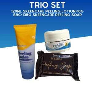 Trio Set 120ml SkeenCare Peeling Lotion+10g SBC+SC Peeling Soap
