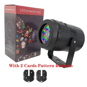 Christmas Projector Lights Outdoor Holiday Led Projection Lamp Waterproof Xmas Decor Snowflake Laser Light Party Stage Lights