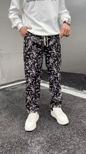 Fashionable polyester mens casual pants/jogger pants