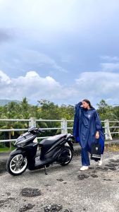 JAS HUJAN SETELAN GRAVITY Anti Rembes Bahan PVC Karet 025