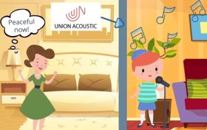 UNION ACOUSTIC SG ️🎶 8pcs Hexagon Best Sound Proof Acoustic Panel Self-Adhesive Studio Office Home Wall Karaoke Restaurant