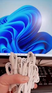 Dây Cáp sạc USB cho bàn chải điện P/S Sonic sử dụng cổng sạc 3.5mm.