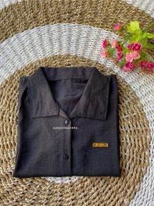 Kemeja Wanita Crinkle Airflow Model Kncing Tutup Pakaian Wanita > Atasan > Kemeja & Blouse ANISA