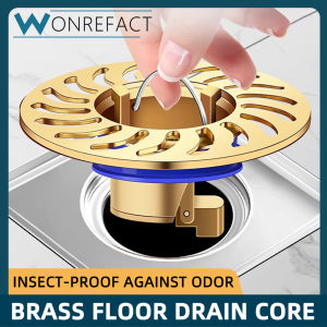 Anti-Roach Brass Floor Drain Core Insect Resistant Odor Hair Interception Quick Drainage Universal HDB BTO