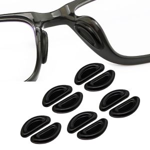 12Pairs Silicone Non-slip Nose Pads D-shaped Glasses Nose Support Long Lasting Eyeglasses Nasal Holder Eyewear Accessories