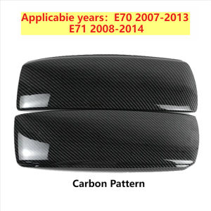 Ốp Trang Trí Hộp Tỳ Tay Trung Tâm Xe Hơi Bằng Sợi Carbon ABS Cho BMW X5 E70 2008-2013 Và X6 E71 2008-2014
