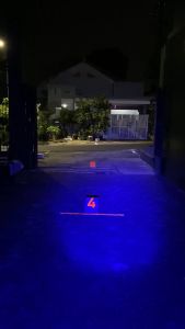 Lampu Led Strip 18W Biru Fog Lamp Bar Row Tembak Sorot Off Road Belor