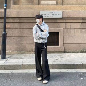 Quần Ống Loe Cleanfit Dành Cho Nam Mùa Xuân Thu Dài Cao Gót Quần Ống Đứng Thoải Mái Thoáng Khí Quần Thường Ngày