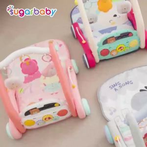 Sugar Baby Play with Me 2 in 1 Baby Walker and Piano Playmat Sugarbaby Alat Bantu Jalan Anak