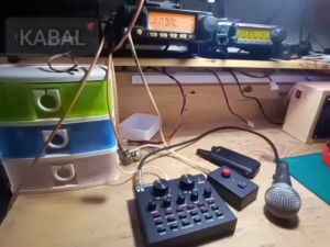 PTT BOX SOUNDCARD V8 UNTUK RADIO KOMUNIKASI HT ATAU RIG