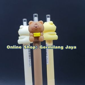 SPARROW Pensil Abadi / Eternal Pencil / Infinite Pencil / Alat Tulis Karakter Lucu Cantik BEAR CHEESE (7489)